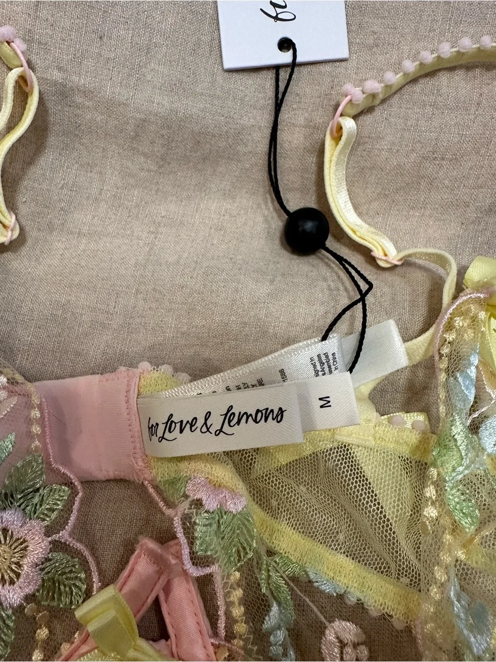 For Love & Lemons - Sunny Teddy Bodysuit